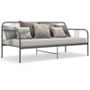 Ramme til sovesofa grå metall 90x200 cm