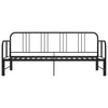 Uttrekkbar ramme til sovesofa svart metall 90x200 cm
