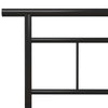 Sengeramme svart metall 100x200 cm