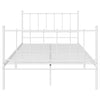 Sengeramme hvit metall 120x200 cm