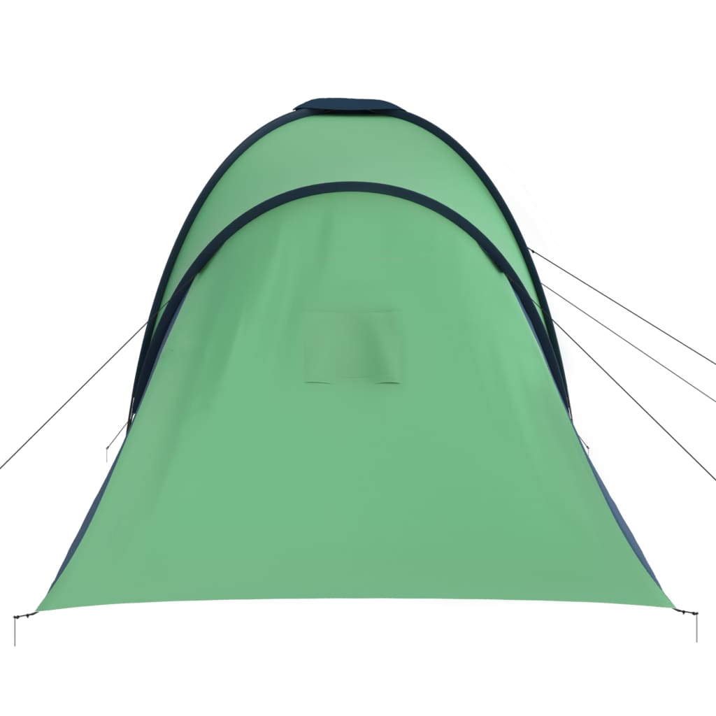 Campingtelt 6 personer blå og grønn