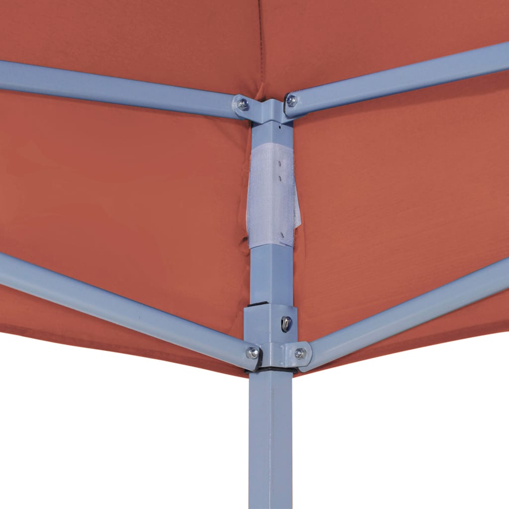 Teltduk for festtelt 3x3m terrakotta 270 g/m²