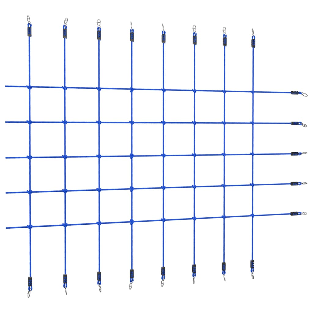 Klatrenett 200x150 cm blå