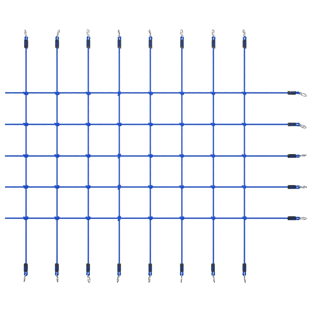 Klatrenett 200x150 cm blå
