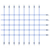 Klatrenett 200x150 cm blå
