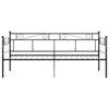 Ramme til sovesofa svart metall 90x200 cm