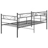 Ramme til sovesofa svart metall 90x200 cm