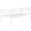Ramme til sovesofa hvit metall 90x200 cm