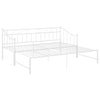 Uttrekkbar ramme til sovesofa hvit metall 90x200 cm