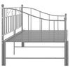 Uttrekkbar ramme til sovesofa grå metall 90x200 cm