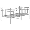 Ramme til sovesofa grå metall 90x200 cm