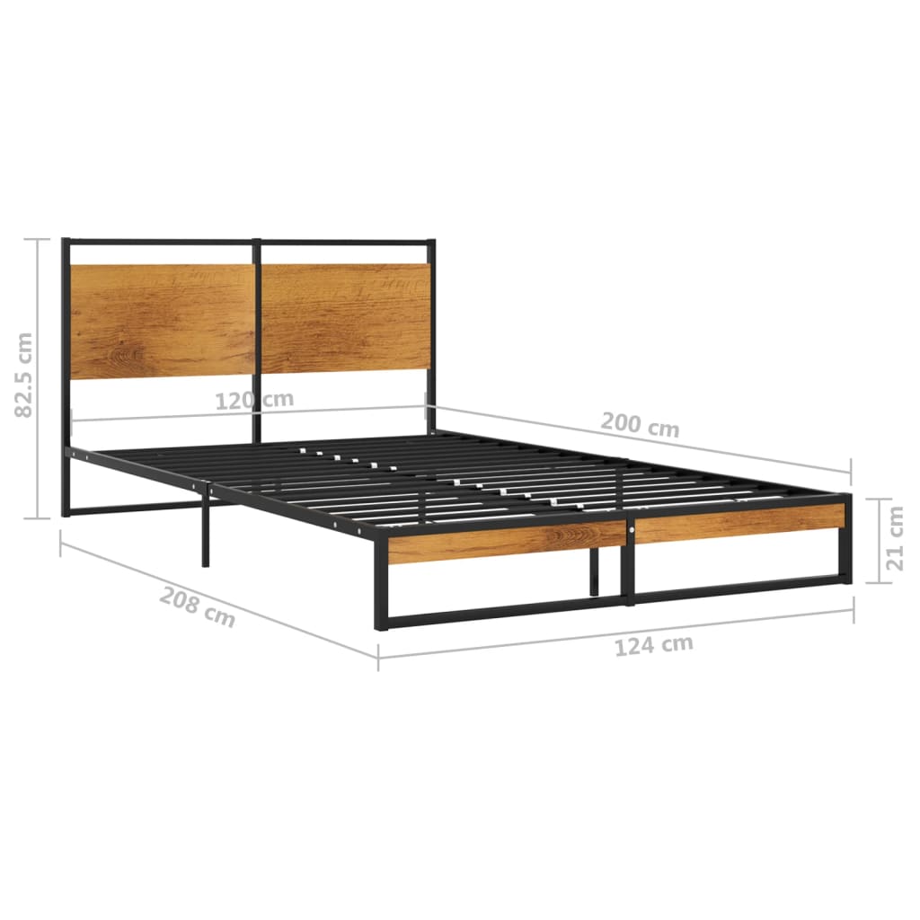 Sengeramme metall 120x200 cm