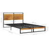 Sengeramme metall 120x200 cm