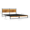 Sengeramme metall 140x200 cm