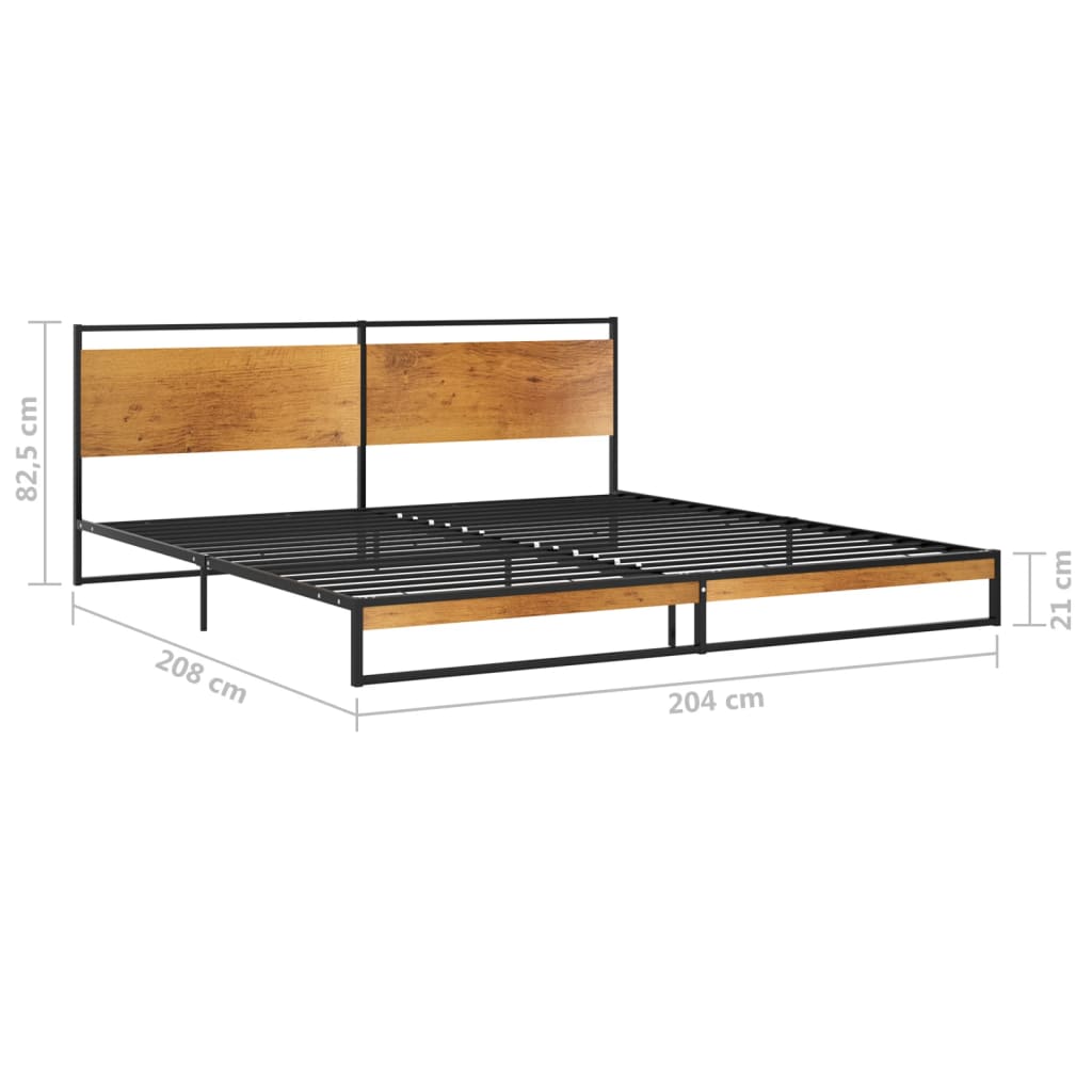 Sengeramme metall 200x200 cm