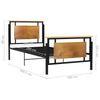 Sengeramme metall 100x200 cm