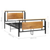 Sengeramme metall 120x200 cm