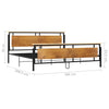 Sengeramme metall 200x200 cm