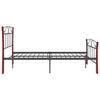 Sengeramme svart metall 120x200 cm
