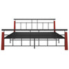 Sengeramme metall og heltre eik 180x200 cm