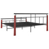 Sengeramme metall og heltre eik 180x200 cm
