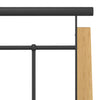 Sengeramme metall og heltre eik 140x200 cm