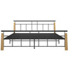 Sengeramme metall og heltre eik 180x200 cm