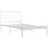 Sengeramme hvit metall 90x200 cm