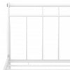 Sengeramme hvit metall 100x200 cm