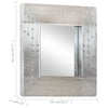 Aviator-speil 50x50 cm metall