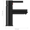 Badekran svart 130x176 mm