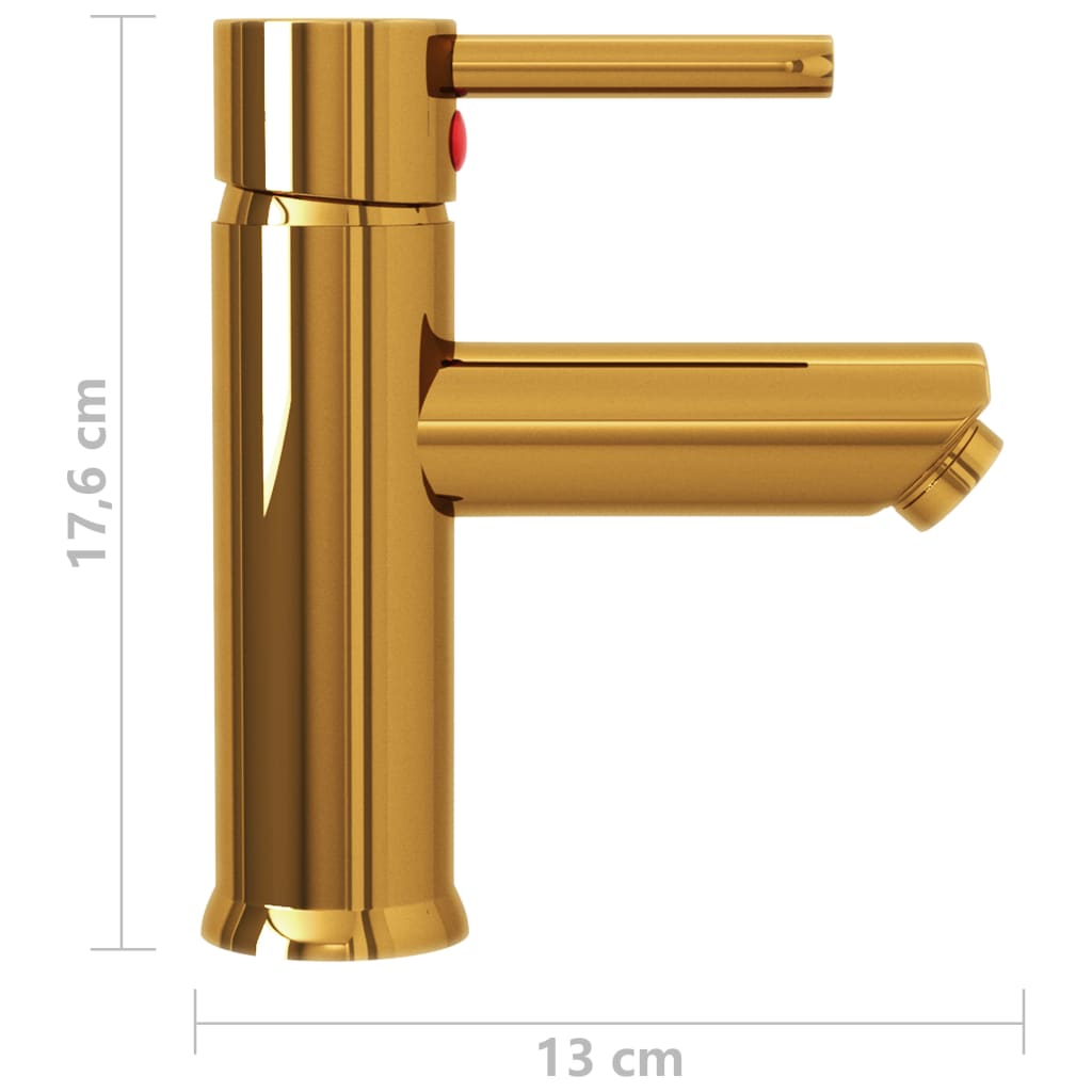 Badekran gull 130x176 mm