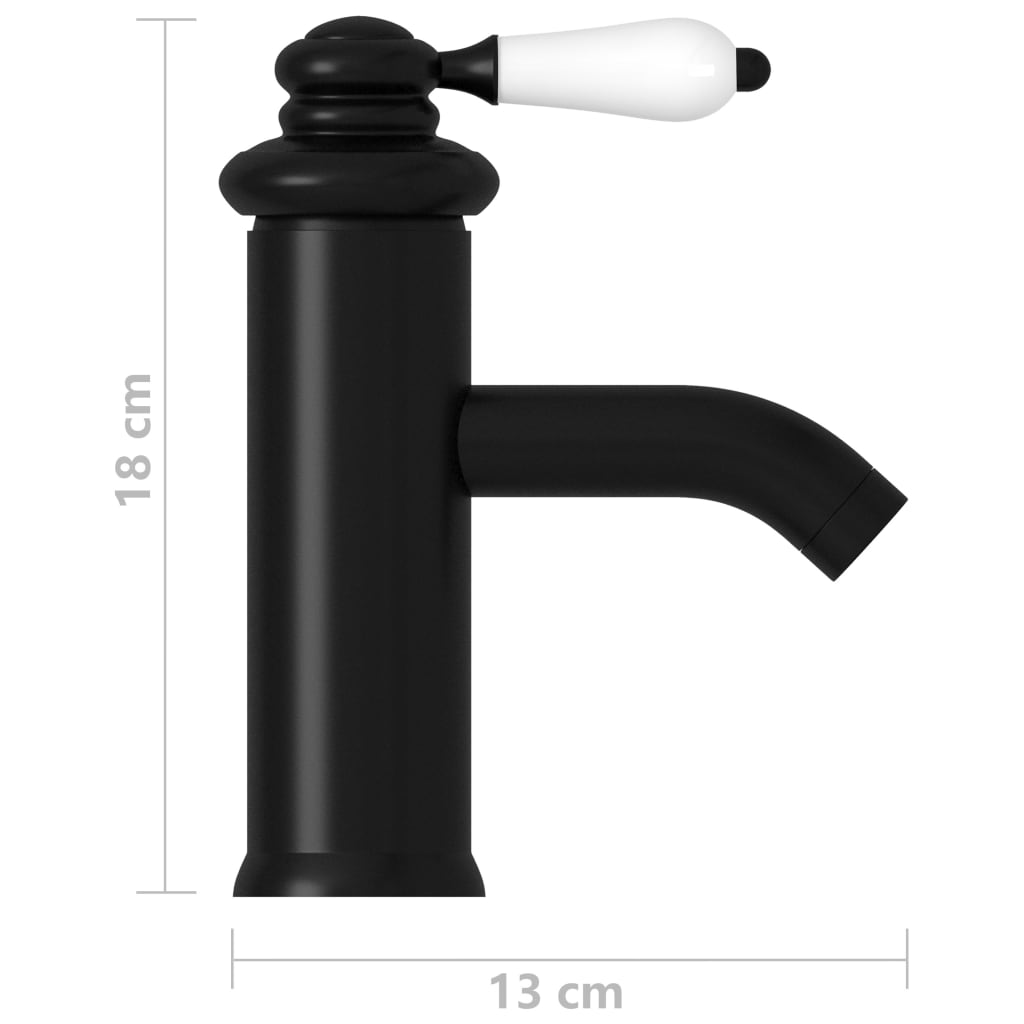 Badekran svart 130x180 mm