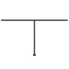 Markisestolpesett antrasitt 450x245 cm jern