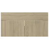 Servantskap sonoma eik 90x38,5x46 cm konstruert tre