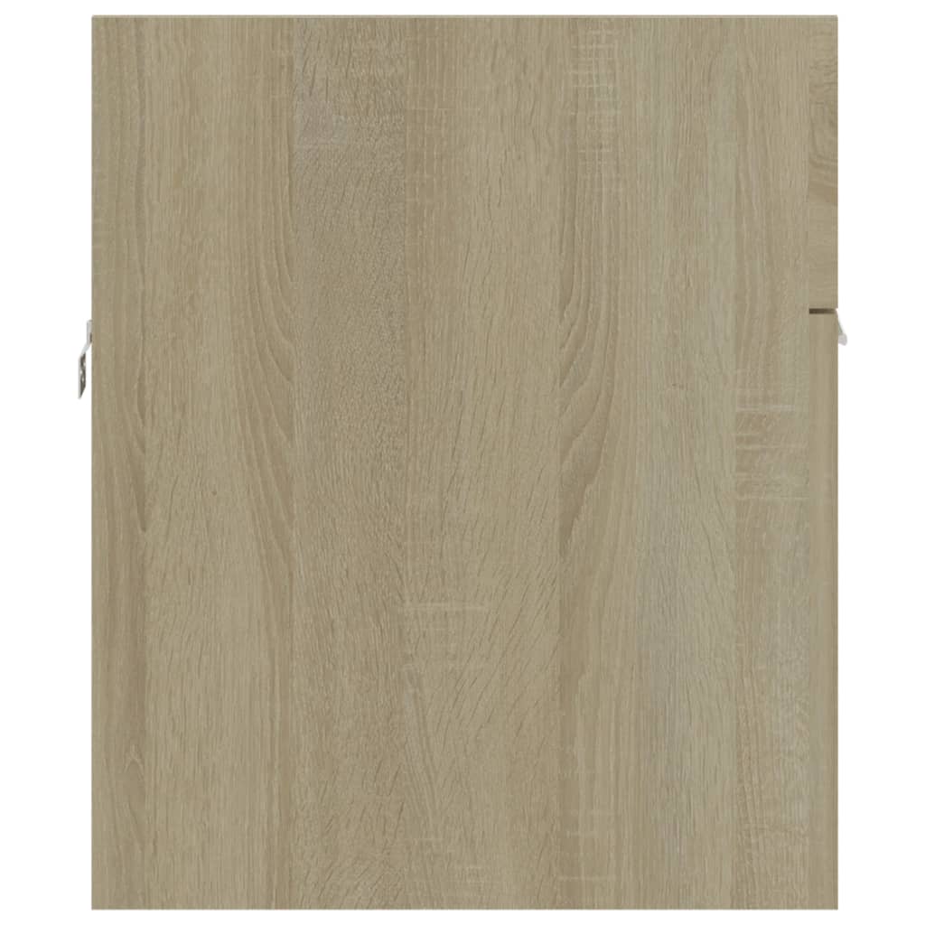 Servantskap sonoma eik 90x38,5x46 cm konstruert tre