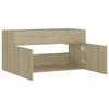 Servantskap sonoma eik 90x38,5x46 cm konstruert tre