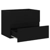Servantskap svart 60x38,5x45 cm konstruert tre