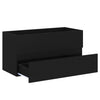 Servantskap svart 90x38,5x45 cm konstruert tre