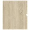 Servantskap sonoma eik 90x38,5x45 cm konstruert tre