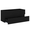 Servantskap svart 100x38,5x45 cm konstruert tre