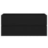Servantskap svart 100x38,5x45 cm konstruert tre