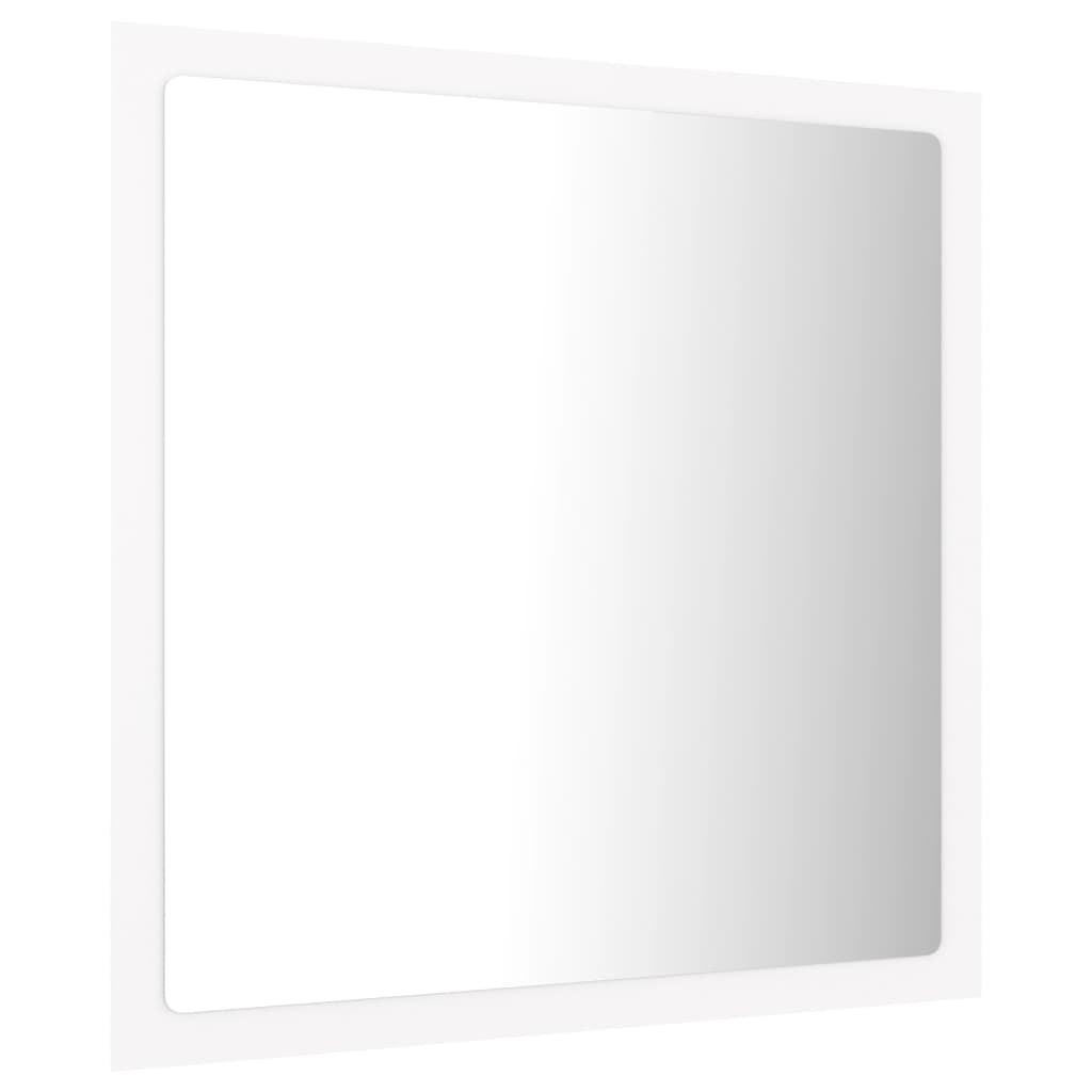 Baderomsspeil LED hvit 40x8,5x37 cm akryl