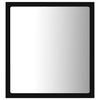 Baderomsspeil LED svart 40x8,5x37 cm akryl