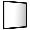 Baderomsspeil LED svart 40x8,5x37 cm akryl