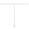 Markisestolpesett hvit 300x245 cm jern