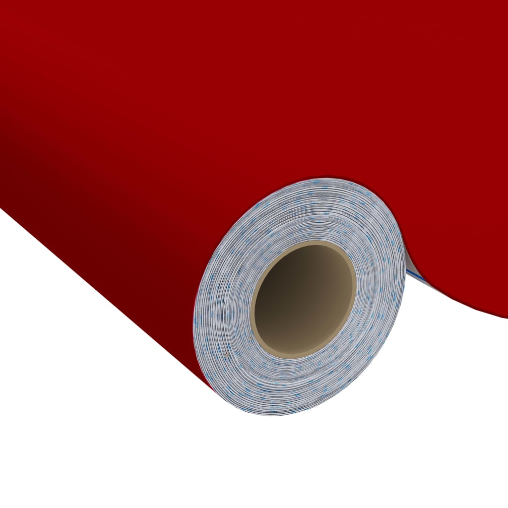 Selvklebende møbelfolier 2 stk 500x90 cm PVC rød