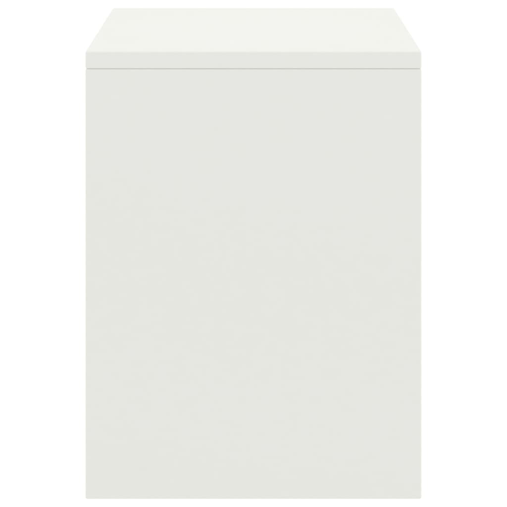 Nattbord 2 stk hvit 35x30x40 cm heltre furu