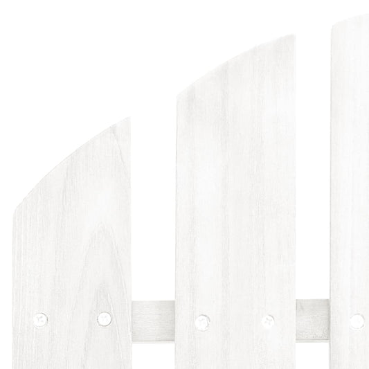 Adirondack hagestol 2-seters heltre gran hvit