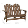 Adirondack hagestol 2-seters heltre gran brun